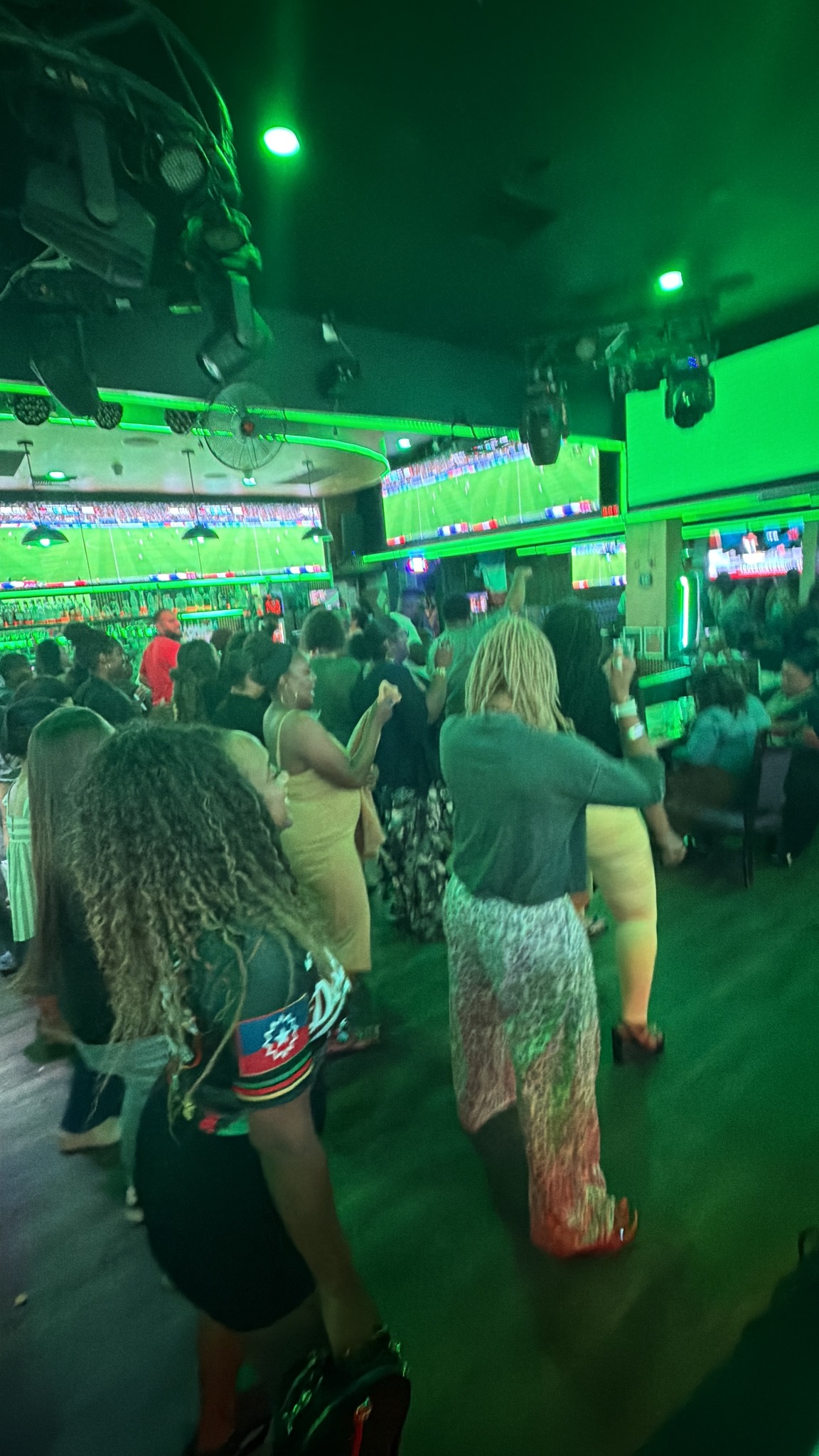 The lively room inside Chako's Social